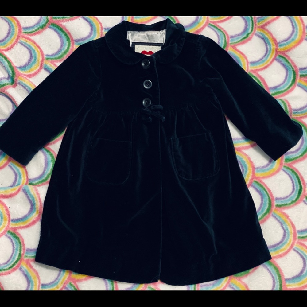 3t girls velvet coat